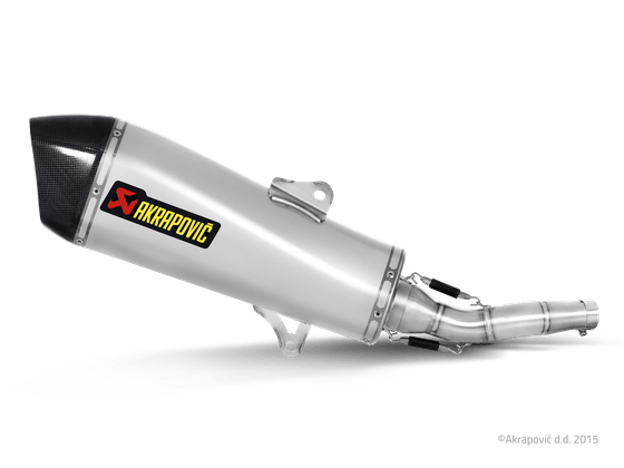 XC 125 (2008 - 2019) stainless steel/carbon fiber slip-on muffler | AKRAPOVIC