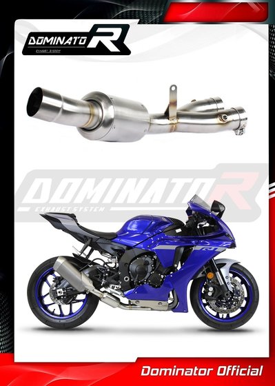 YZF R1 (2020 - 2022) exhaust cat eliminator decat ex rn65 | Dominator