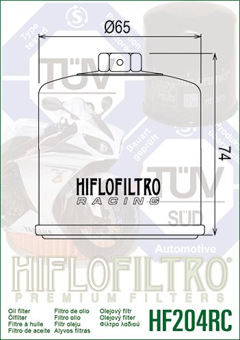 YZF R1 (2007 - 2021) performance oil filter (optional upgrade) | Hiflofiltro