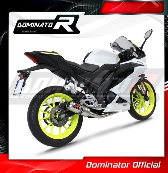 YZF R 125 (2021 - 2022) full exhaust system silencer gp | Dominator