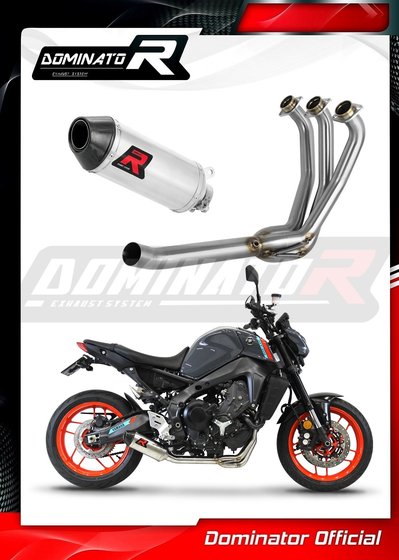 MT 09 (2021 - 2023) full exhaust system hp3 low level + db killer | Dominator