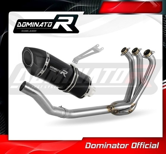 MT 09 (2021 - 2023) full exhaust system hp5 black | Dominator