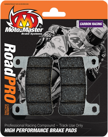 YZF R1 (2007 - 2014) carbon racing brake pads | MOTO-MASTER