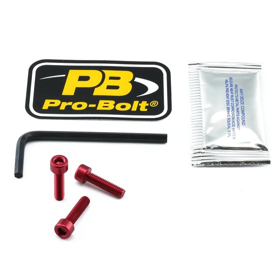 YZF R1 (2015 - 2022) red fuel cap screw kit | PRO BOLT