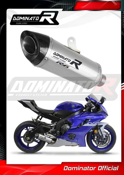 YZF R6 (2017 - 2022) exhaust silencer muffler hp8 | Dominator