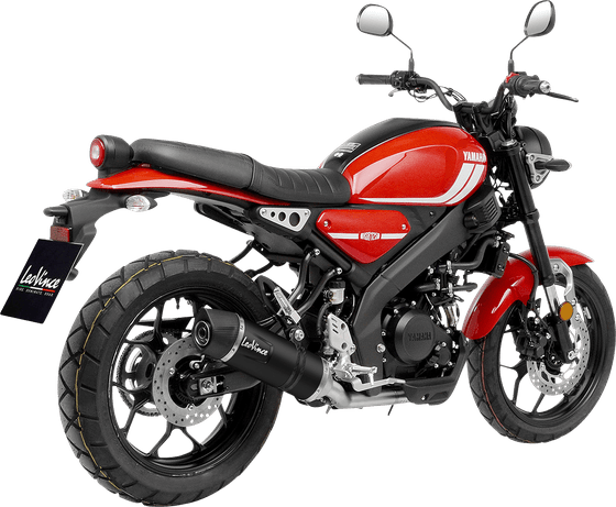 XSR 125 (2022 - 2022) lv one evo black edition stainless steel exhaust system | LEOVINCE