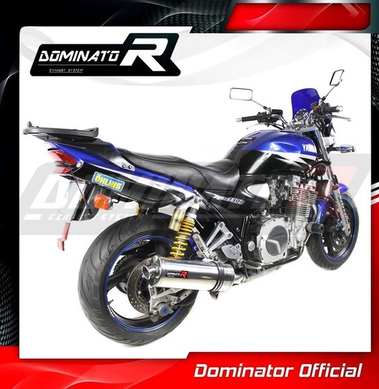 XJR 1300 (1999 - 2006) exhaust silencer oval | Dominator