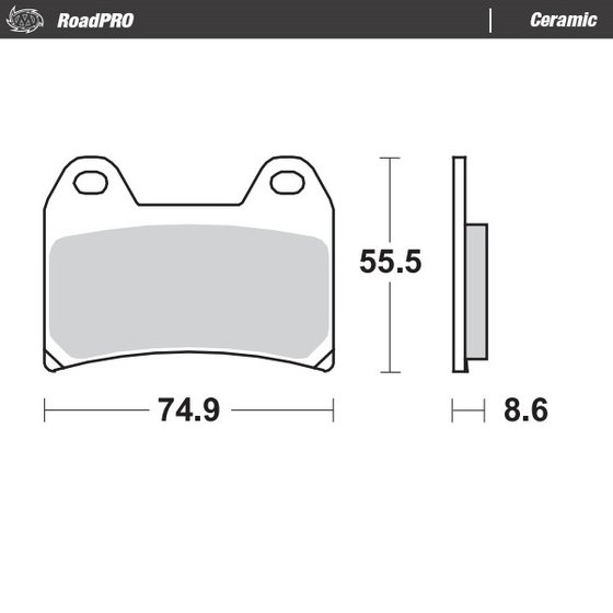 XJR 400 (1995 - 2002) ceramic brake pad | MOTO-MASTER