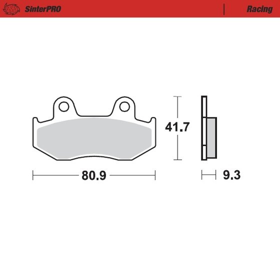 YFZ 450 SE (2007 - 2007) sintered metal racing brake pads | MOTO-MASTER