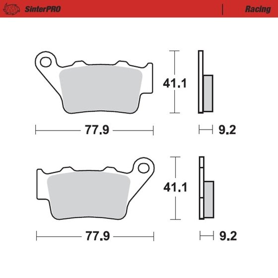 TT 600 S (1996 - 1997) sintered metal racing brake pads | MOTO-MASTER