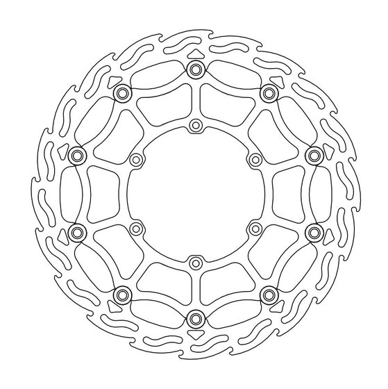WR 250 (1992 - 1998) flame street brake rotor | MOTO-MASTER