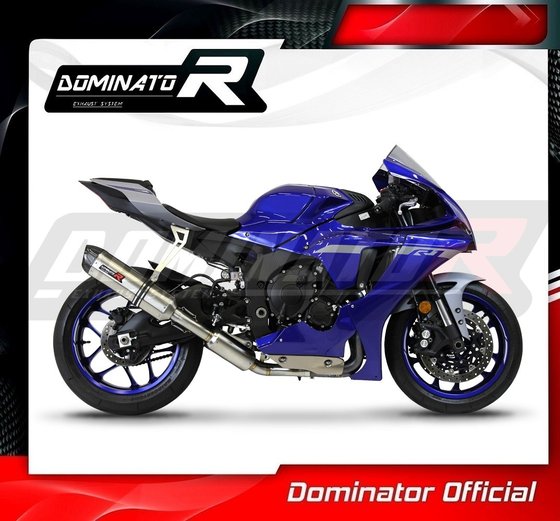 YZF R1 (2020 - 2022) exhaust silencer hp1 race | Dominator