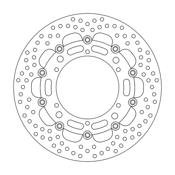 MT 01 (2005 - 2012) halo floating brake rotor | MOTO-MASTER