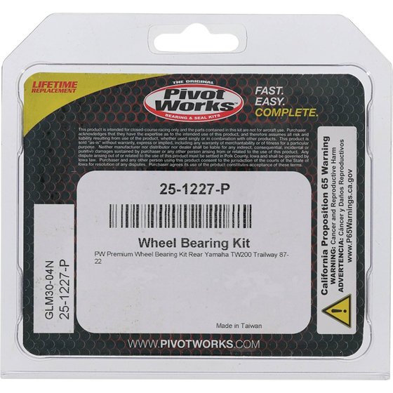 TW 200 (1987 - 2022) wheel bearing kit rear | All Balls