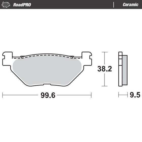 V MAX 1700 (2009 - 2016) moto-master brakepads roadpro ceramic | MOTO-MASTER