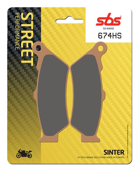 DT 125 X (2005 - 2008) brakepads sintered | SBS