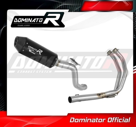 TENERE 700 (2019 - 2020) full exhaust system silencer mx2 black | Dominator