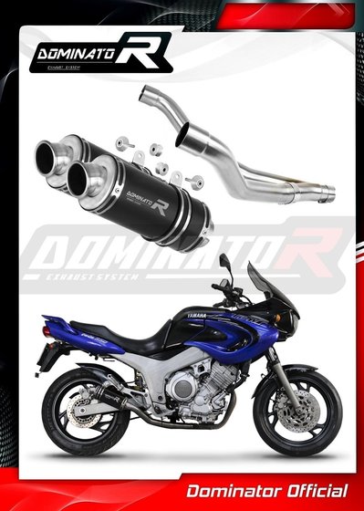 TDM 850 (1996 - 2001) exhaust silencer muffler gp1 black | Dominator