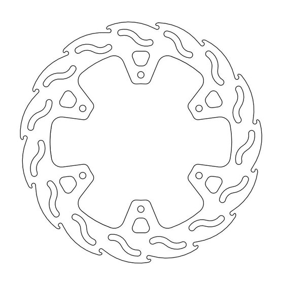 WR 426 F (2001 - 2001) flame rear brake rotor | MOTO-MASTER