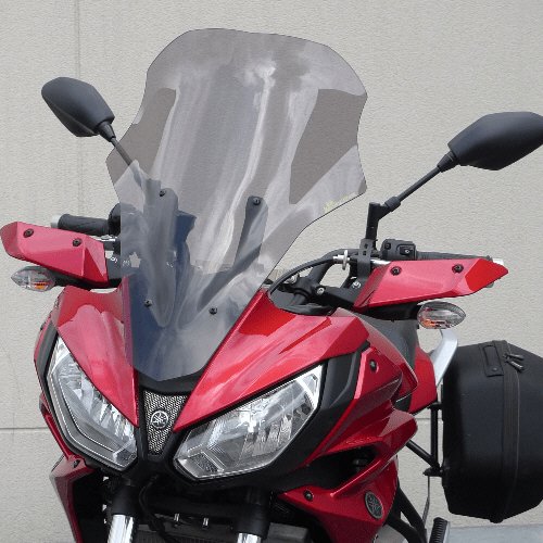 TRACER 700 (2016 - 2019) high protection smoked grey windshield | BULLSTER