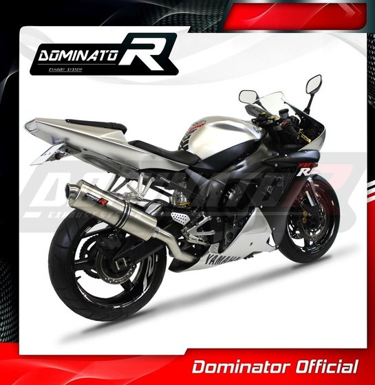 YZF R1 (2002 - 2003) homologated exhaust silencer oval | Dominator