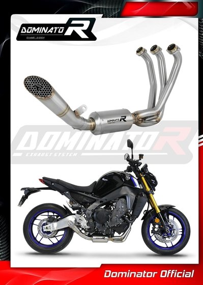 MT 09 (2021 - 2023) full exhaust system ex gp3 low level | Dominator