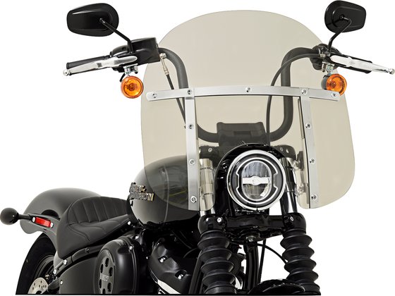 XVS 650 DRAG STAR (1996 - 2016) 15" solar windshield replacement for memphis fats | MEMPHIS SHADES METRIC