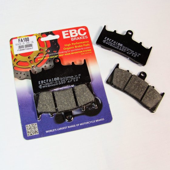 MT 01 (2007 - 2009) british made organic fa series brake pads | EBC