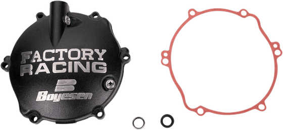 YZ 125 (1994 - 2004) aluminum clutch cover - black | BOYESEN