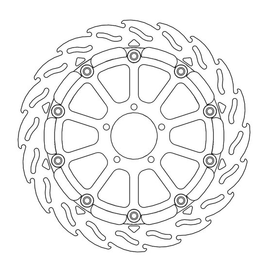 YZF R1 SP (2006 - 2006) flame racing brake rotor | MOTO-MASTER