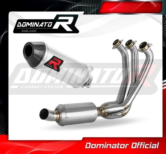 FZ 09 (2021 - 2023) full exhaust system ex hp3 low level | Dominator