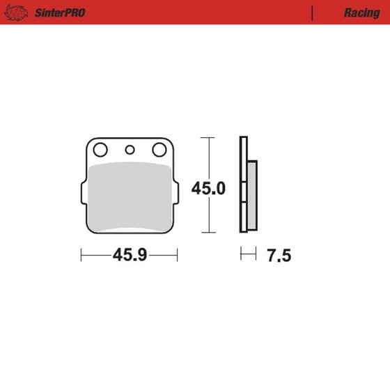 YFZ 450 SE (2005 - 2005) sintered metal racing brake pads | MOTO-MASTER