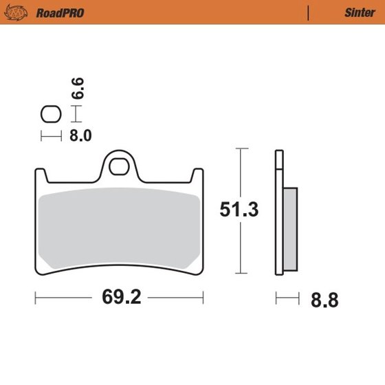 XP 500/530/560 T-MAX (2008 - 2022) roadpro sinter scooter | MOTO-MASTER