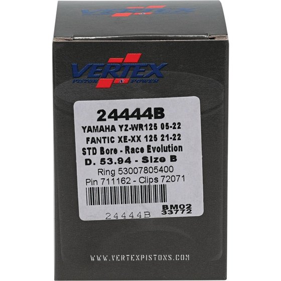 YZ 125 (2005 - 2023) cast race piston kit | Vertex