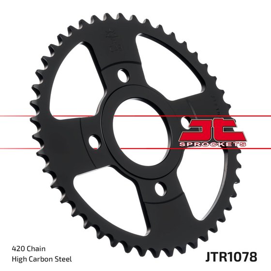 TZR 50 (1996 - 2012) rear sprocket 60 tooth pitch 420 black | JT Sprockets