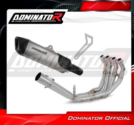 YZF R6 (2017 - 2023) full exhaust system silencer titanium hp6 + db killer | Dominator