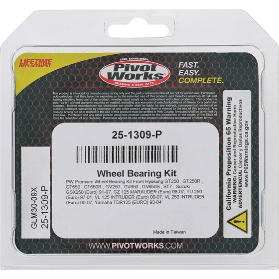 TDR 125 (1993 - 2004) wheel bearing kit front | All Balls