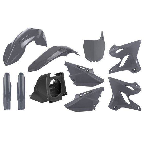 YZ 250 (2002 - 2021) grey replacement body kit for yamaha yz 02-14 | POLISPORT