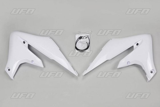 YZ 450 F (2018 - 2018) white radiator covers for yamaha yzf450 18 | UFO