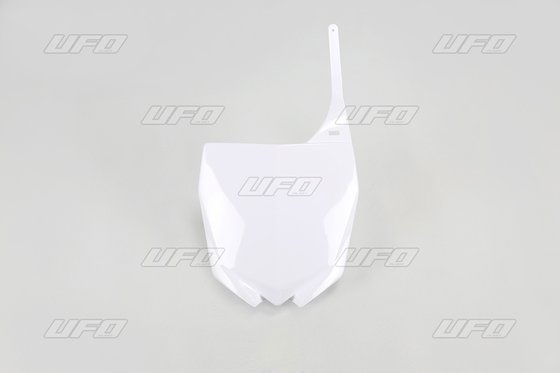 YZ 250 (2013 - 2013) restyled front number plate for yamaha yz125/250 (white) | UFO