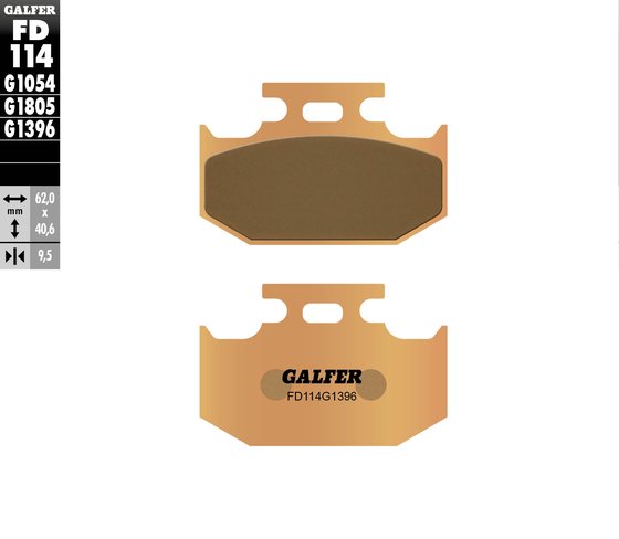 WR 200 R (1993 - 1997) sintered metal brake pad | GALFER