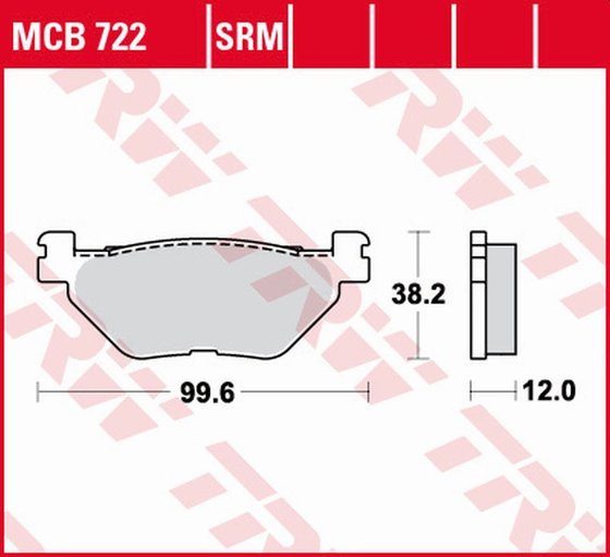 XP 500/530/560 T-MAX (2013 - 2020) sintered metal brake pads | TRW