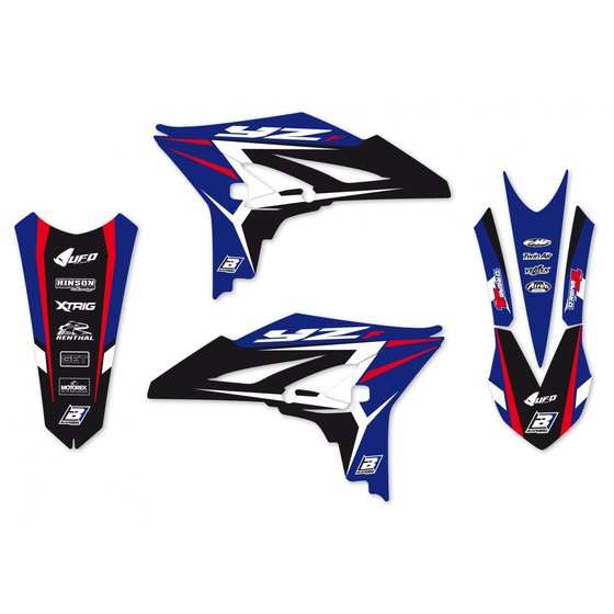 YZ 250 F (2010 - 2013) complete sticker set (decals) | BLACKBIRD