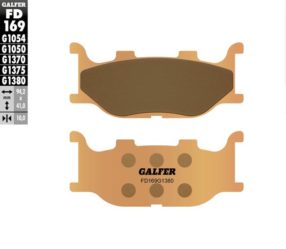 XP 500/530/560 T-MAX (2006 - 2007) scooter sinter brake pads for yamaha front | GALFER