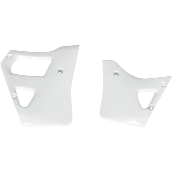 YZ 250 (1987 - 2018) white radiator covers for yamaha yz125/250/360 | UFO