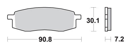 YZ 490 (1985 - 1990)  sbs brakepads sintered offroad | SBS