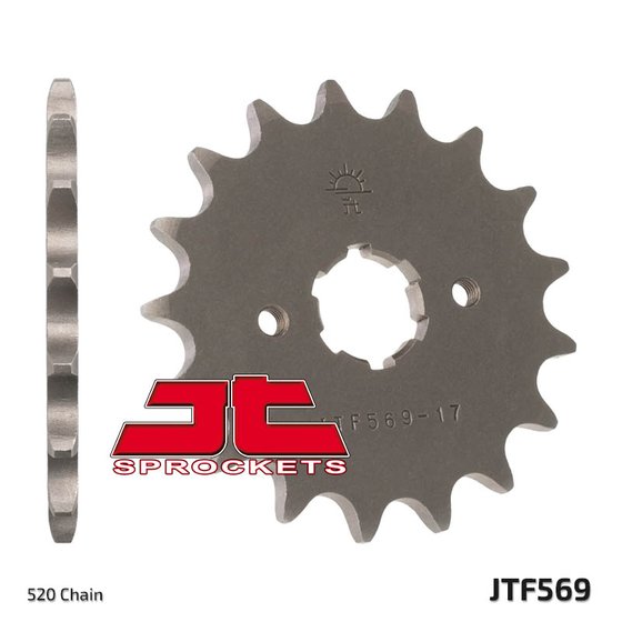 RD 350 LC (1983 - 1995) front sprocket 17tooth pitch 520 jtf56917 | JT Sprockets