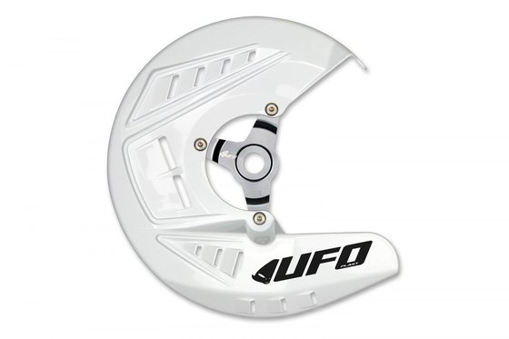 YZ 250 F (2014 - 2018) front disc cover kit - yamaha yz250/450f white | UFO