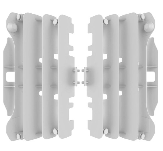 YZ 250 F (2007 - 2009) radiator guards white | POLISPORT