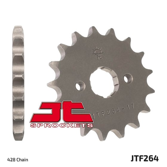 DT 125 (1988 - 1993) steel front sprocket | JT Sprockets